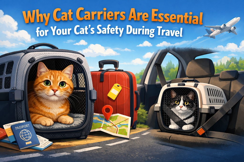 Why Cat Carriers Are Essential for Your Cat’s Safety During Travel Cat Carriers Are Essential for Your Cat’s Safety During Travel