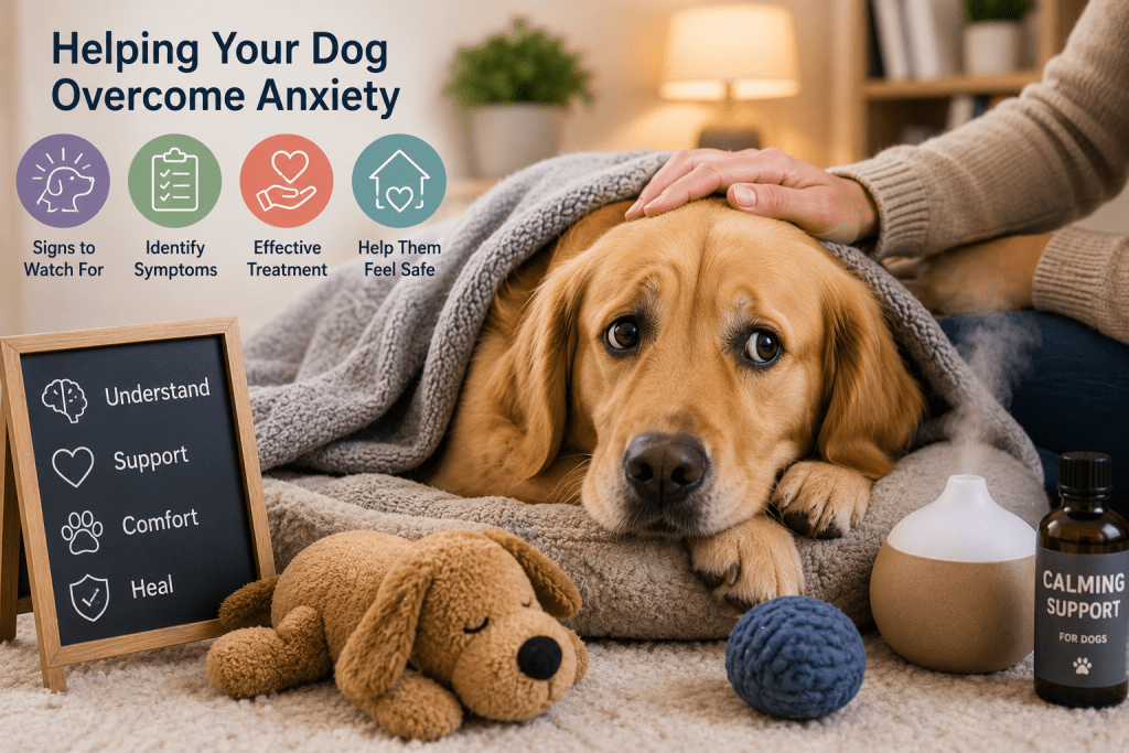 Anxiety in Dogs: Signs, Symptoms, Treatment, and How to Help Your Dog Feel Safe Anxiety in Dogs