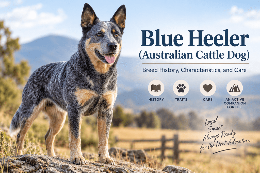 Blue Heeler (Australian Cattle Dog): Breed History, Characteristics, and Care Blue Heeler (Australian Cattle Dog)