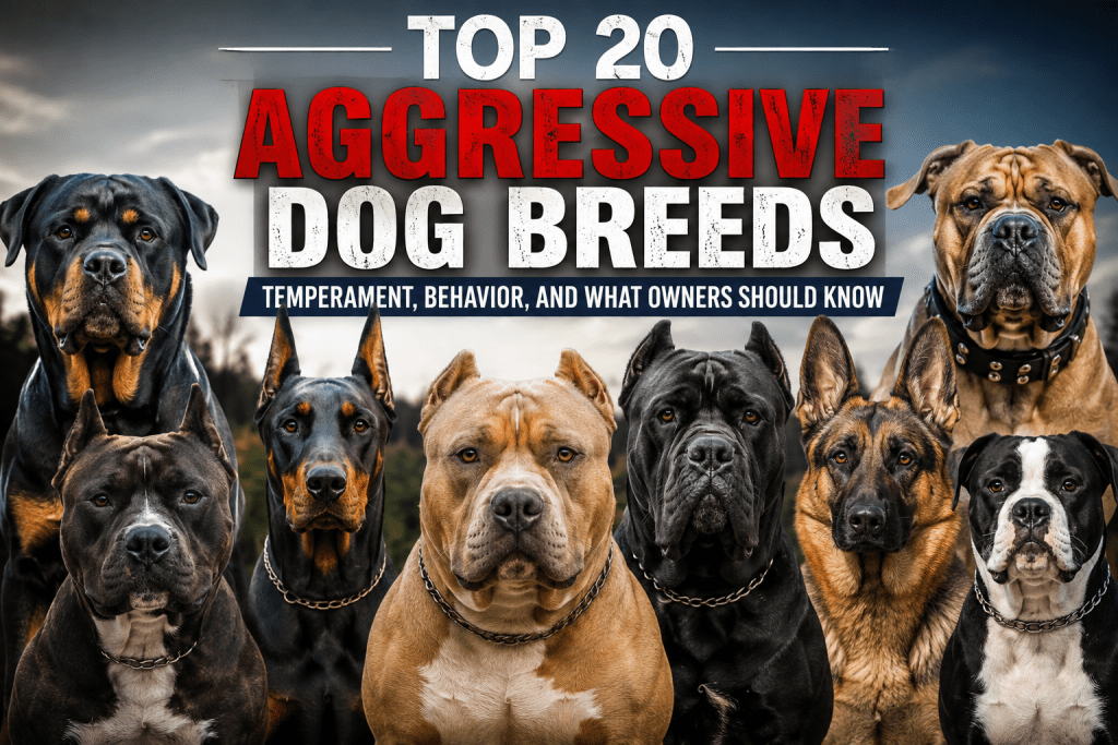 Top 20 Aggressive Dog Breeds: Temperament, Behavior, and What Owners Should Know Top 20 Aggressive Dog Breeds